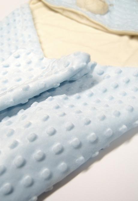 Jemná velúrová osuška/zavinovačka medvedík,