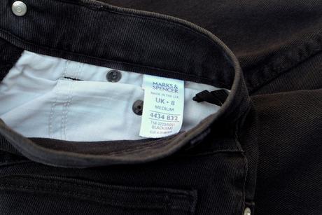 Trištvrťové rifle, vysoký pás marks  spancer, 36, marks & spencer,36