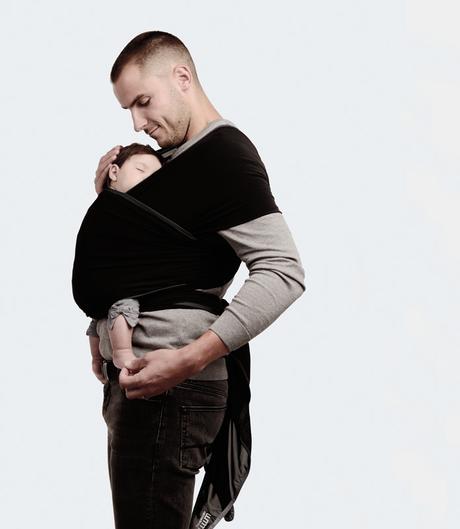 We made me šatka detská wuti wrap midnight black, we made me