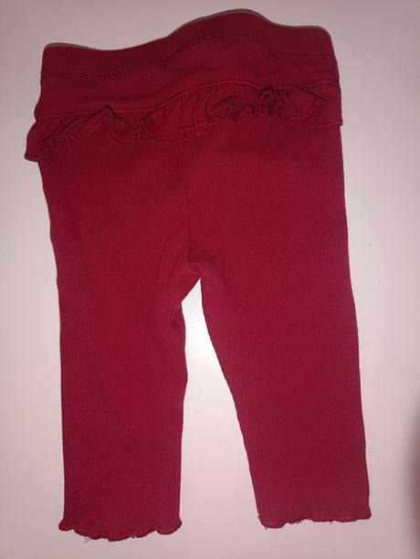 Legíny vrubkované s volánom, h&m,62