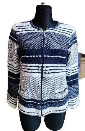 Svetrík/sako na zips, charles vögele,l