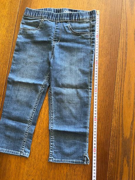 Jegginsy riflové capri trištvrťová dĺžka, h&m,128