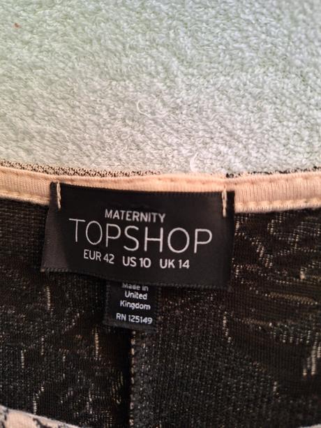 Tehotenské šaty, topshop,42