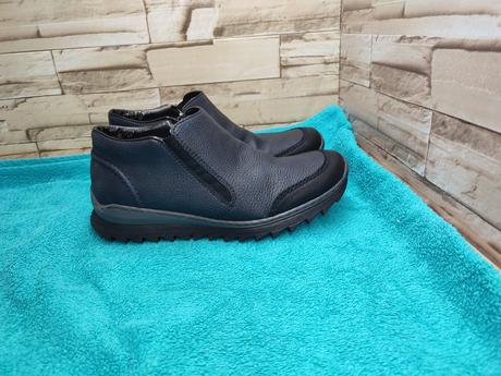 Rieker 38 - dámske zateplené modré topánky, rieker,38