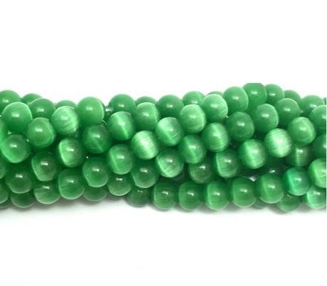 Mačacie oko 8 mm zelené, 