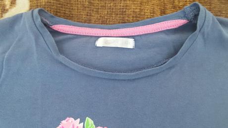 Kvetinkové tričko s nápisom, pepco,128