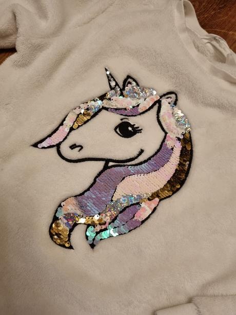 Mikina unicorn, h&m,134