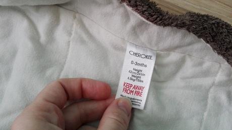 Teplý chlpatý overalček, cherokee,62