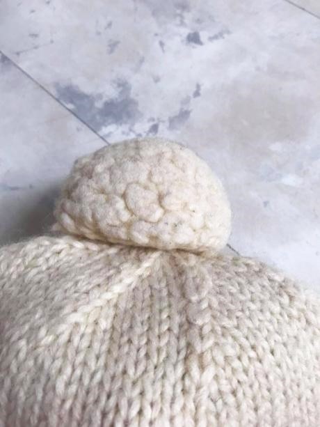 Naturálny set z ovčej vlny, l