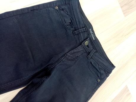 Tmavomodré slim rifle, 34