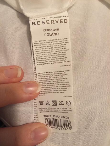 Dlhá sukňa s opaskom, reserved,xl