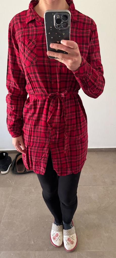 Predám károvanú koseľu, esmara,38