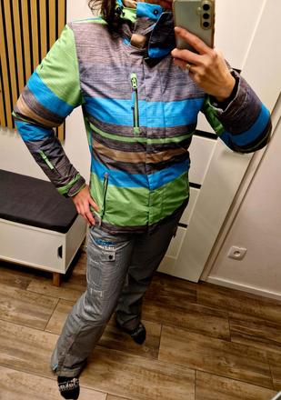 Dokonaly stylovy lyziarsky set zn.foxi/chillin s/m, fox,m