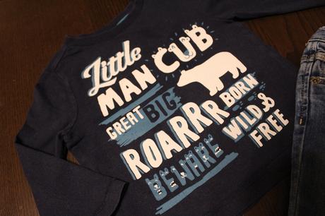 Štýlové tričko roaaar, f&f,80