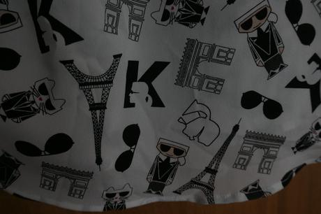 Karl lagerfeld icon luxusna kosela/bluzka m/l, m