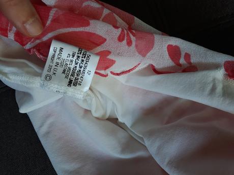 Top s kvetmi na 1 rameno, m