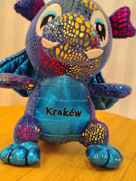 Zberateľský trblietavý drak wawelski kraków pútko,