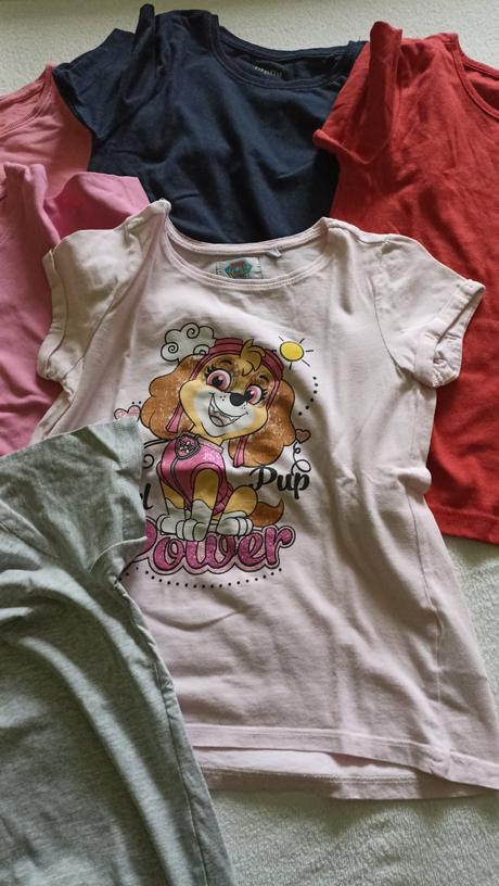 10x tričko s krátkym rukávom 122/128, lupilu,122