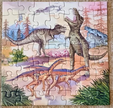 Puzzle dinosaurs,