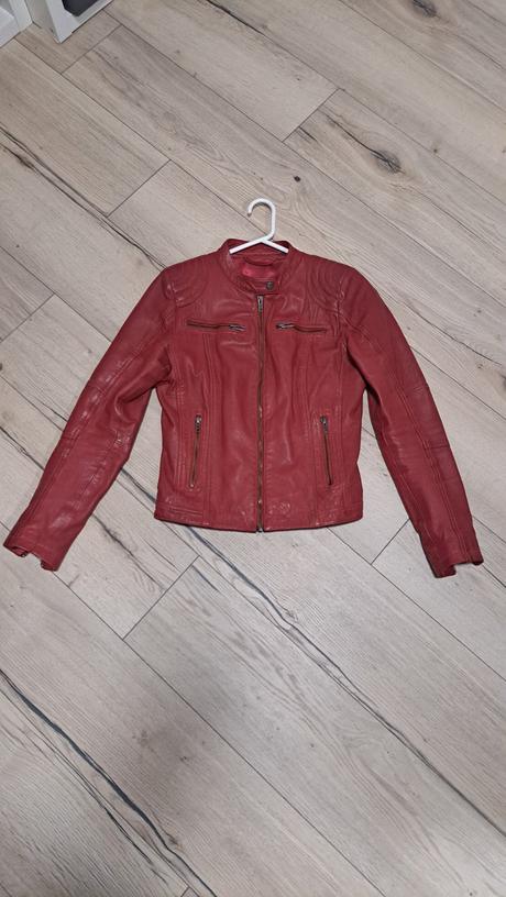 Kožená bunda, s