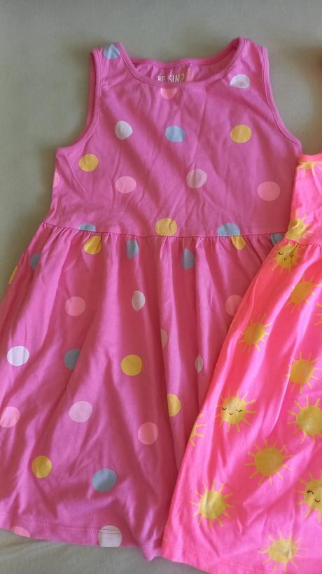 Letné šaty ff- 2 ks-veľ.122-super stav, f&f,122