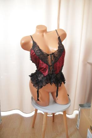 Čipkovaná košieľka, l, l