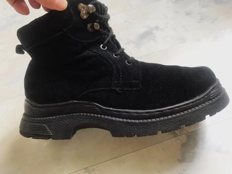 Kožené teplé kanady s kožušinou, 42