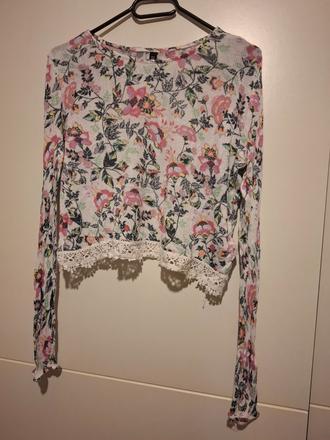 Topik s čipkou, h&m,s