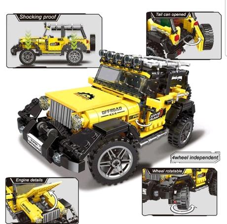 Stavebnica ofroud car 610 dielov, 