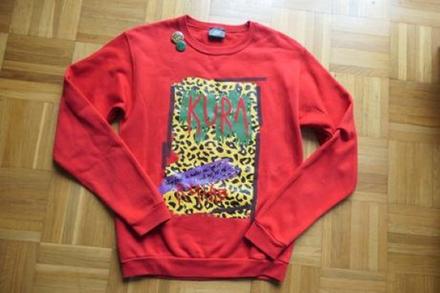 Kura collection super stylova krasna mikina s, s