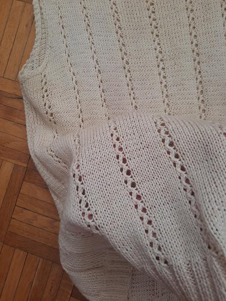 Dámsky pletený top/ vesta, m