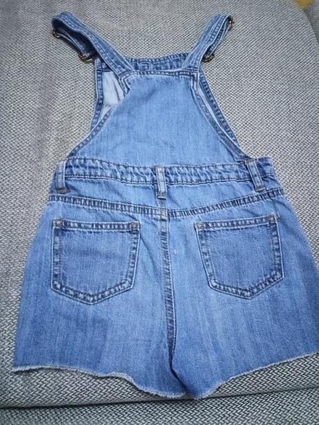 Riflové šortky s trakmi 128, denim co,128