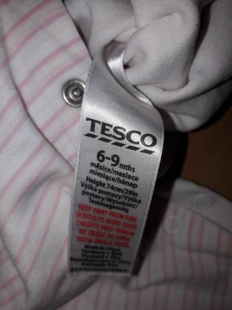 Dojčenské body s dlhým rukávom, tesco,86