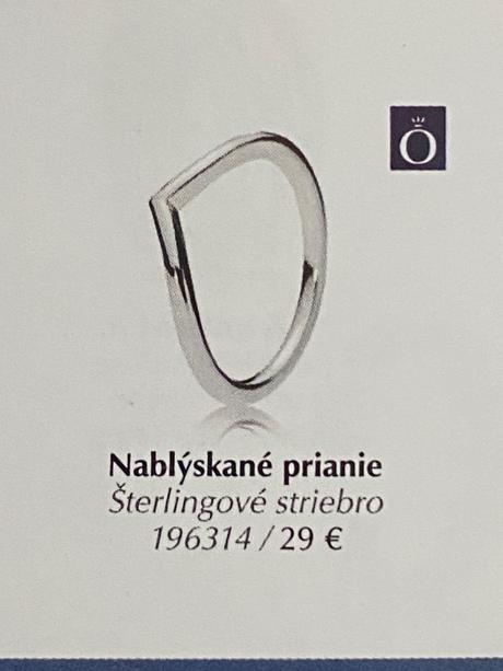 Pandora prstene vel.52, pandora