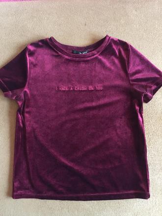 Zamatové tričko, tally weijl,xs