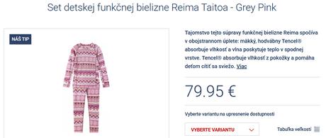 Detské termoprádlo, reima,128