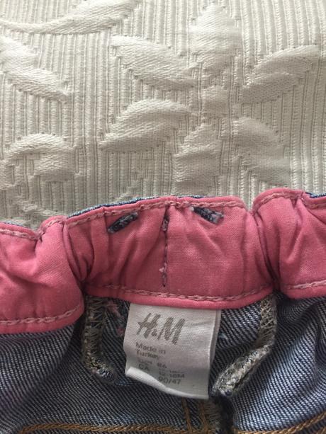 Riflová sukňa, h&m,86