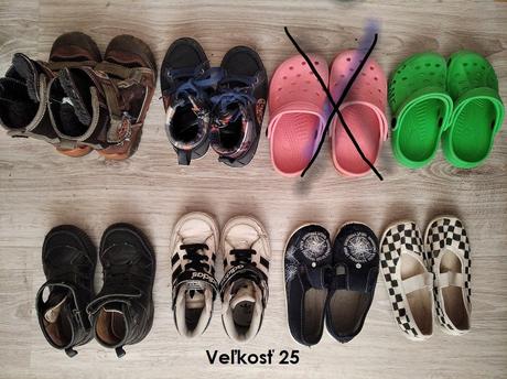 Detská obuv - veľkosť 25, 25