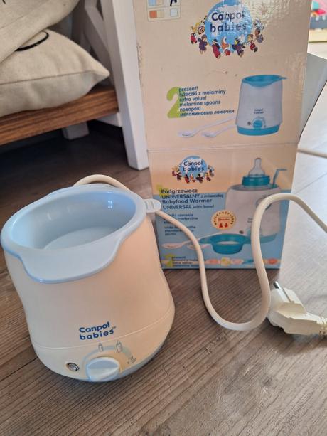 Ohrievačka na fľaše a prikrmy, canpol babies