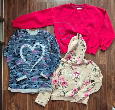 3x mikina, reserved,140