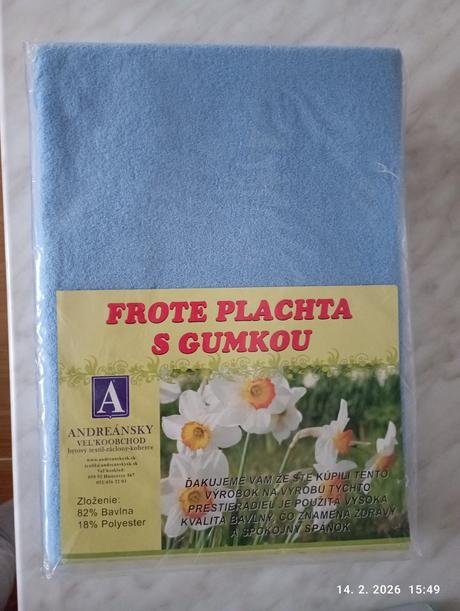 Froté plachta s gumou (už s poštou), 