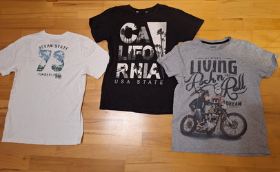 3 tričká, č. 140-146, reserved,140