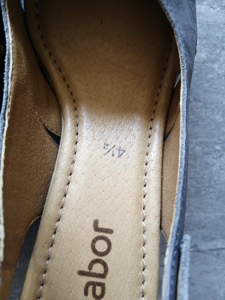 Sandálky gabor v 37,5, vd 23,5 cm, opätok 7,5 cm, gabor,37
