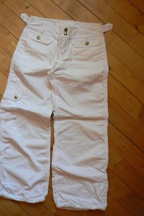 Hrubšie bavlnené nohavice, h&m,140