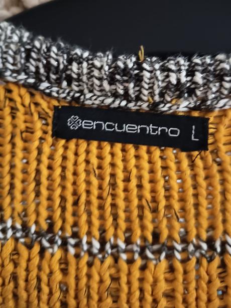 Dámsky horčicový sveter, l