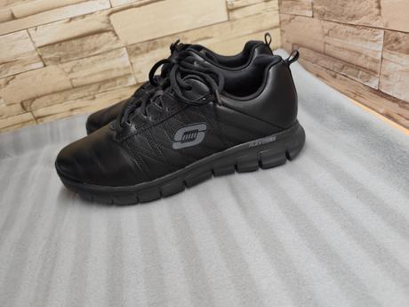 Skechers 39 - dámske kožené čierne topánky, skechers,39