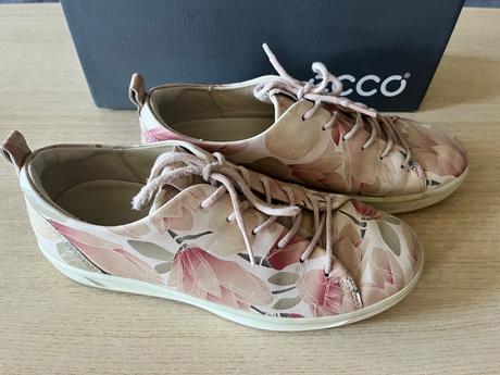 Kožené poltopánky ecco, ecco,37