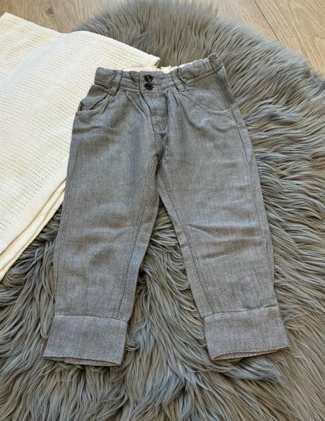 Dievčenské vzorované nohavice h&m (86), h&m,86