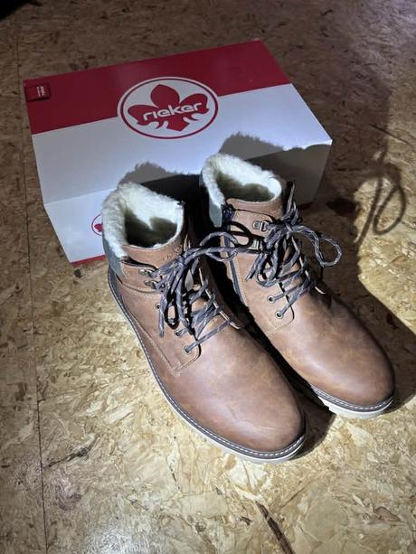 Pánska zimná obuv rieker f3611-25 veľ. 45, rieker,45