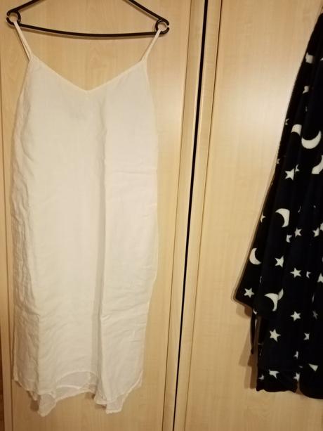 Ľanové šaty s podšívkou, esmara,m